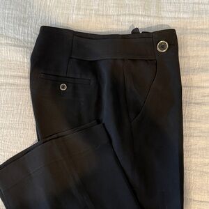 White House Black Market Black Wide Leg Pants